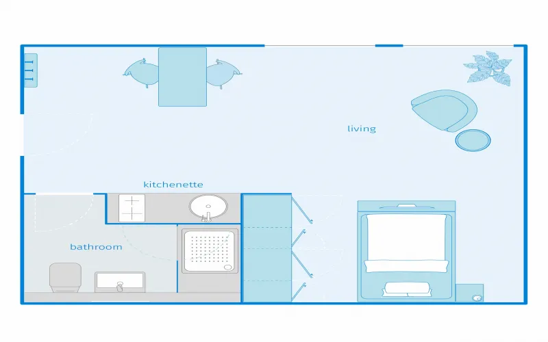 Apartment Hamburg HH547 Smartments Hamburg-Hohenfelde 30qm XL  img7
